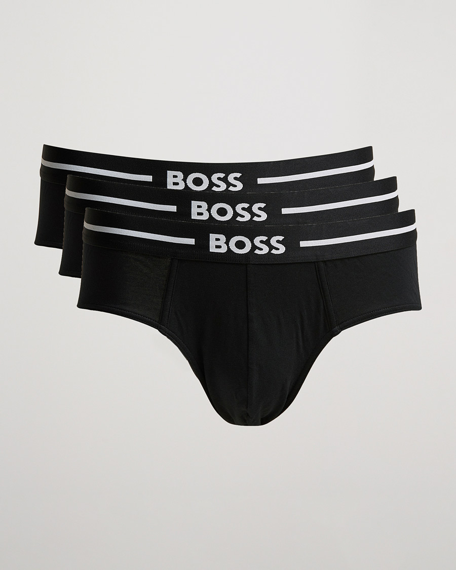 Homme | Sous-Vêtements Et Chaussettes | BOSS BLACK | 3-Pack Boxer Briefs Black