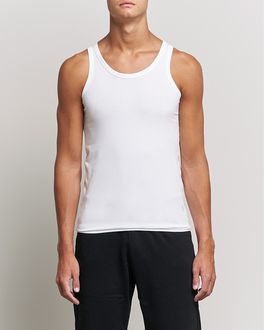 Homme | T-shirts | BOSS BLACK | 2-Pack Tank Top  White