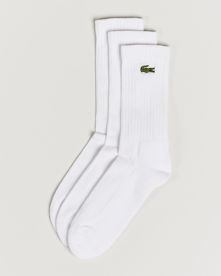 Homme | Sous-Vêtements Et Chaussettes | Lacoste | Sport 3-Pack Sport Socks White