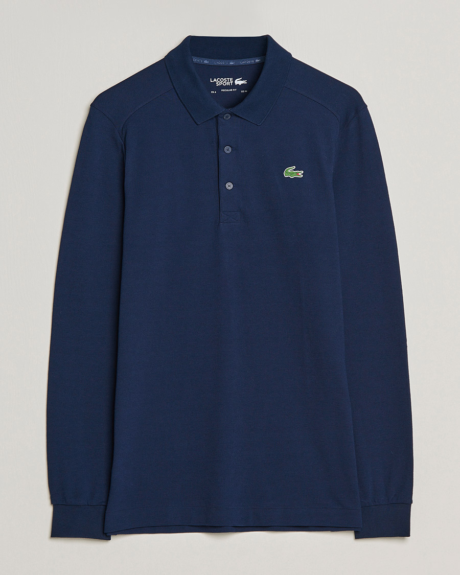 Homme | Pulls Et Tricots | Lacoste Sport | Performance Long Sleeve Polo Navy Blue