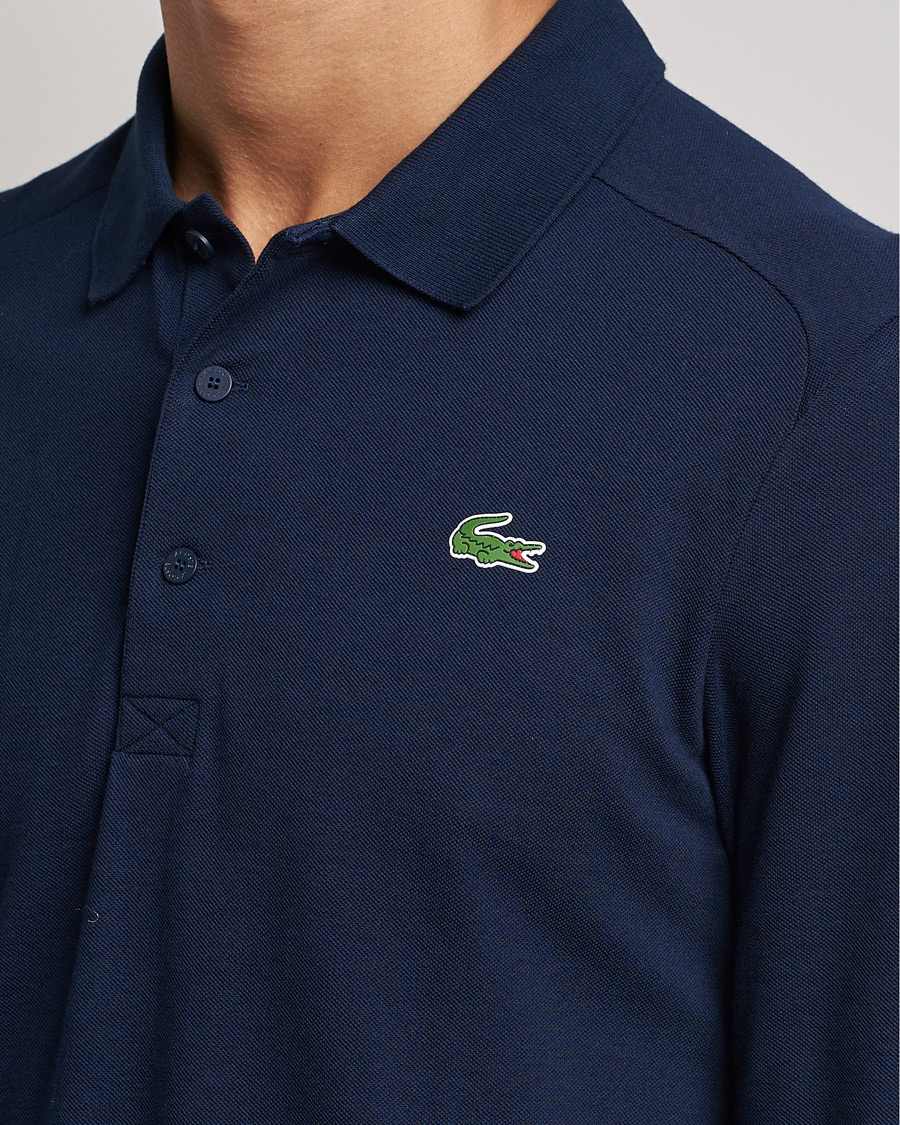 Homme | Pulls Et Tricots | Lacoste Sport | Performance Long Sleeve Polo Navy Blue