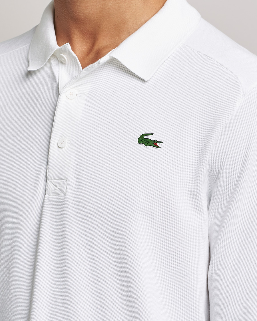Homme | Pulls Et Tricots | Lacoste Sport | Performance Long Sleeve Polo White