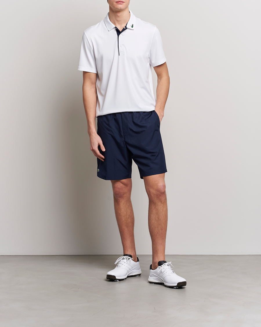 Homme | Polos | Lacoste Sport | Jersey Golf Polo White/Navy