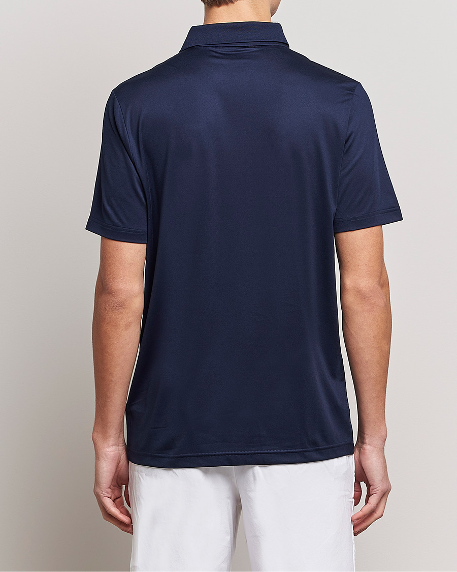 Homme | Polos | Lacoste Sport | Performance Striped Polo Navy Blue