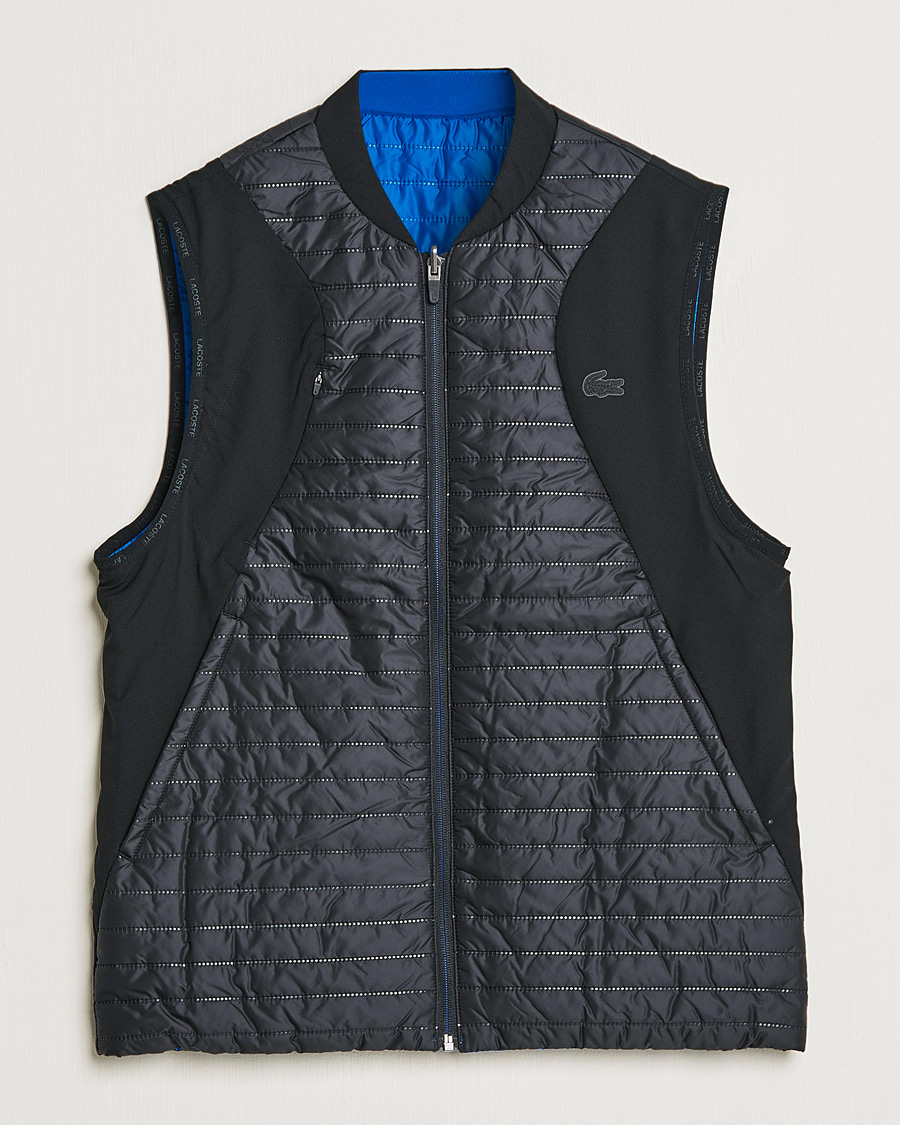 Homme | Manteaux Et Vestes | Lacoste Sport | Reversible Performance Vest Black/Blue