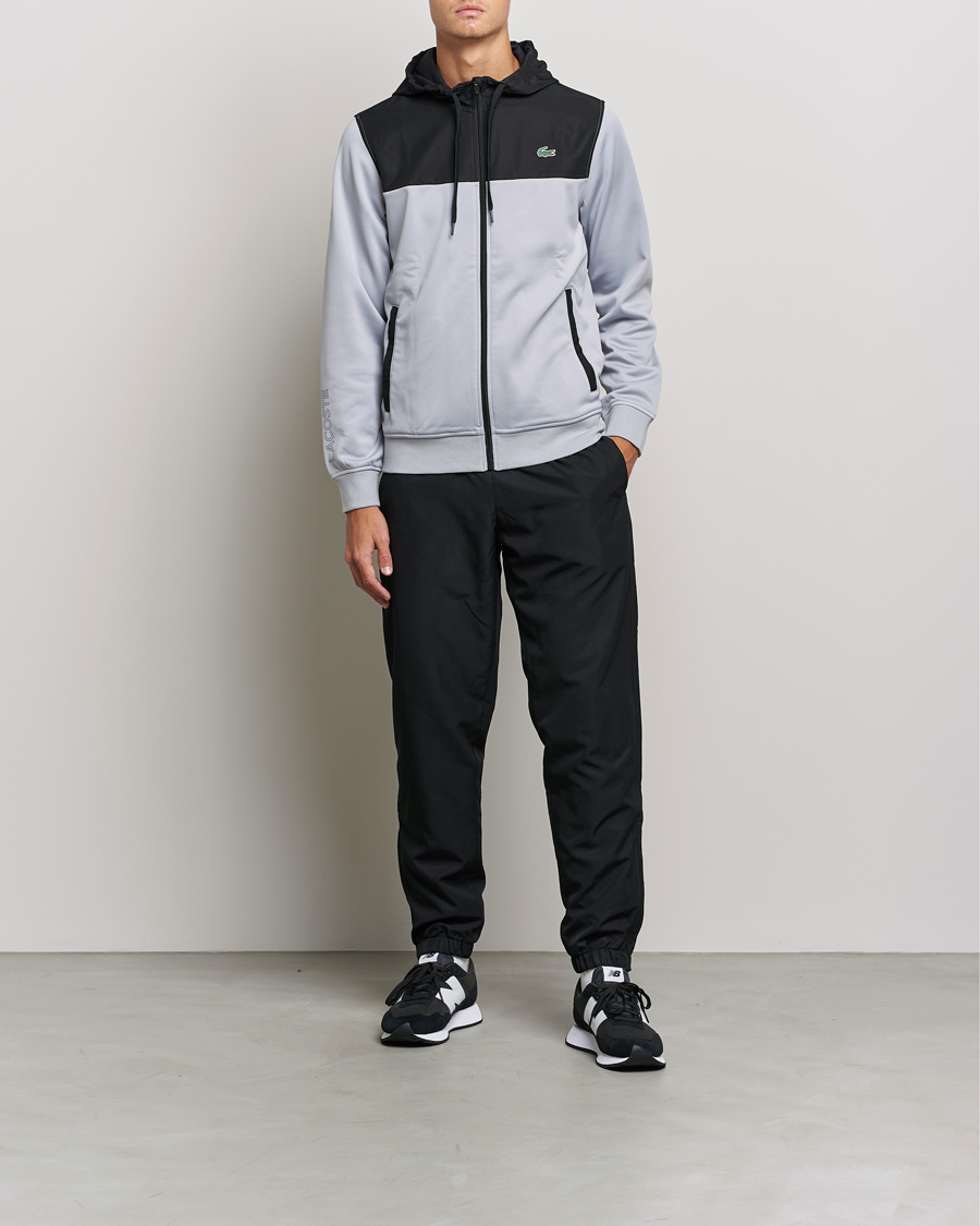 Homme | Pulls Et Tricots | Lacoste Sport | Performance Full Zip Hoodie Black/Grey