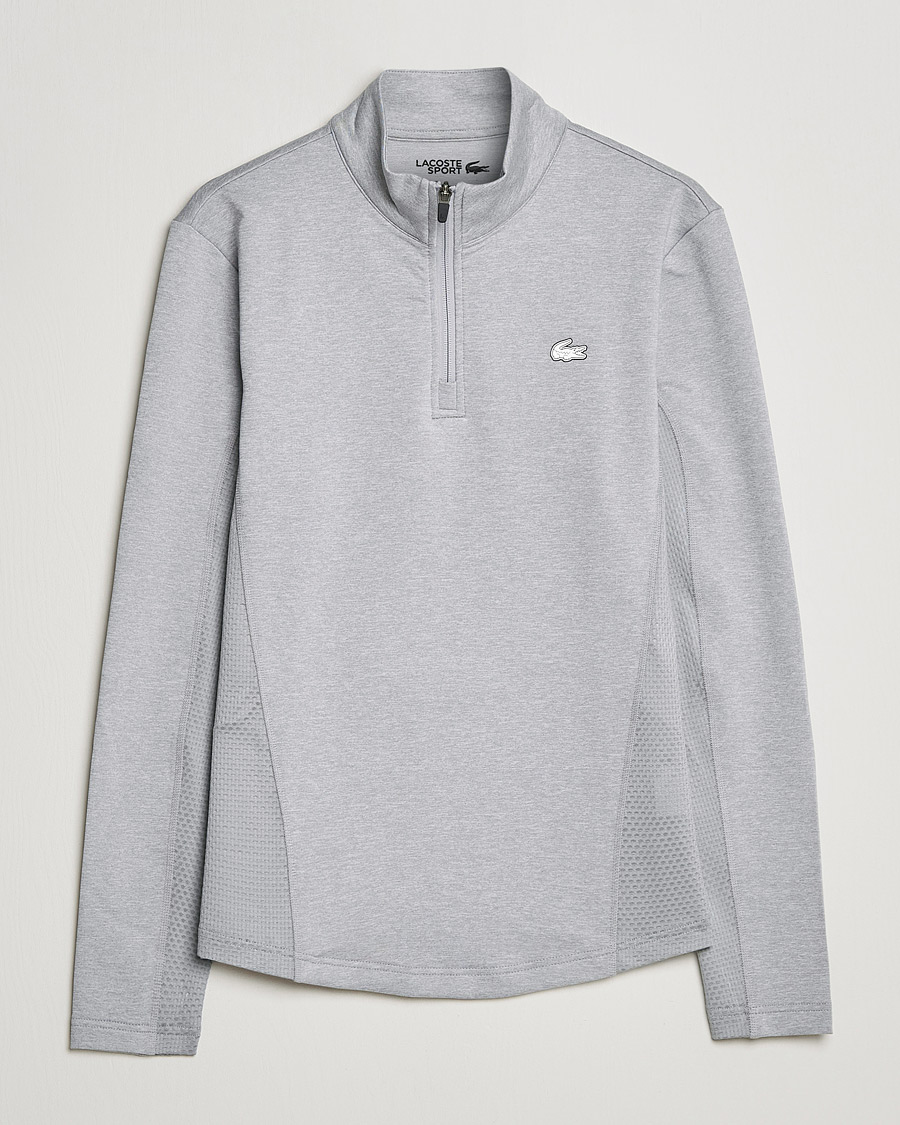 Homme | Pulls Et Tricots | Lacoste Sport | Performance Midlayer Half Zip Silver Chine