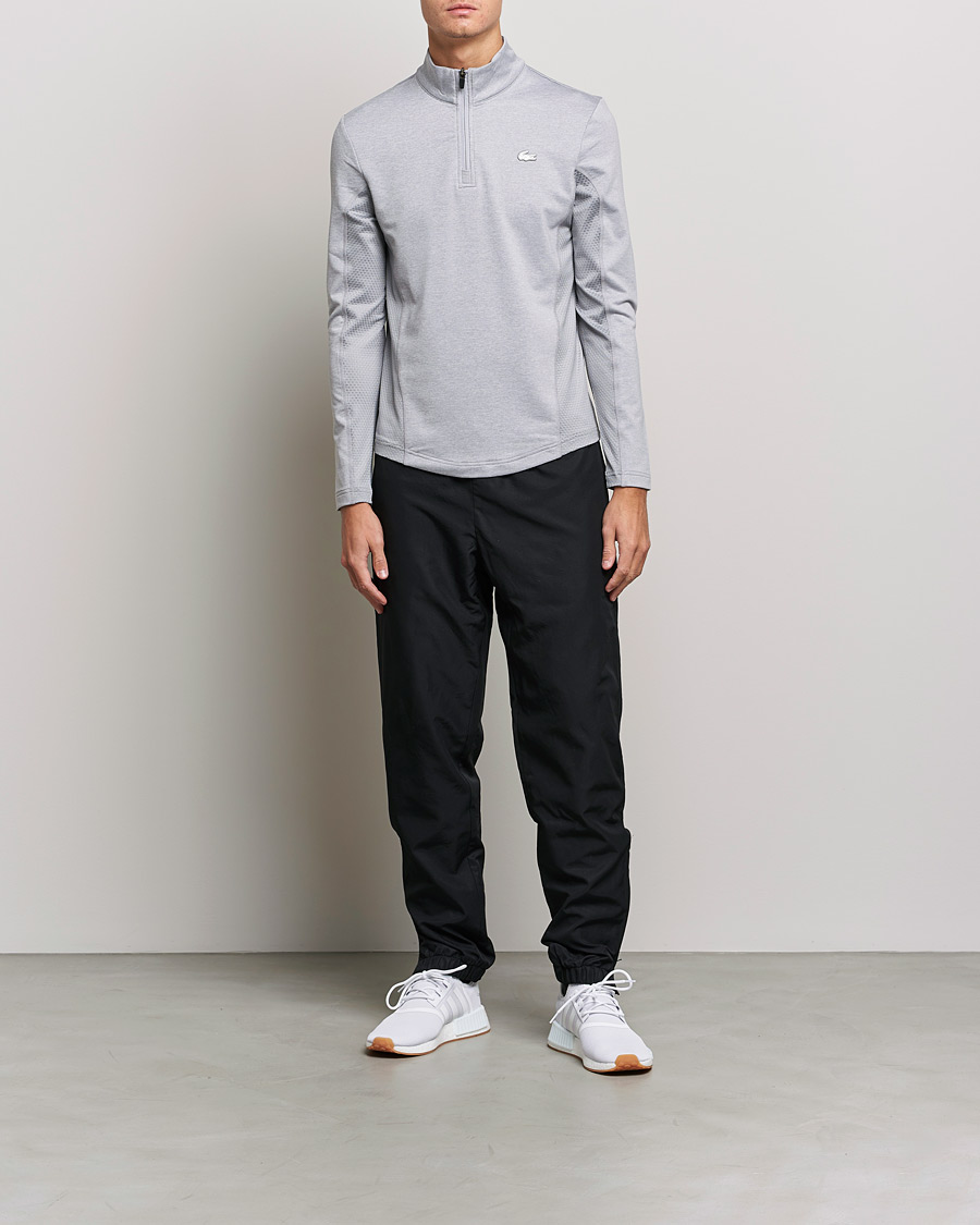 Homme | Pulls Et Tricots | Lacoste Sport | Performance Midlayer Half Zip Silver Chine