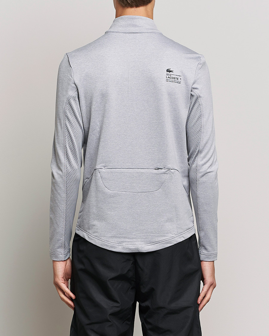Homme | Pulls Et Tricots | Lacoste Sport | Performance Midlayer Half Zip Silver Chine