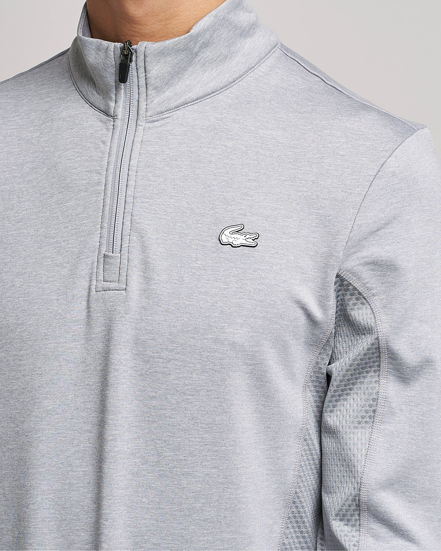 Homme | Pulls Et Tricots | Lacoste Sport | Performance Midlayer Half Zip Silver Chine