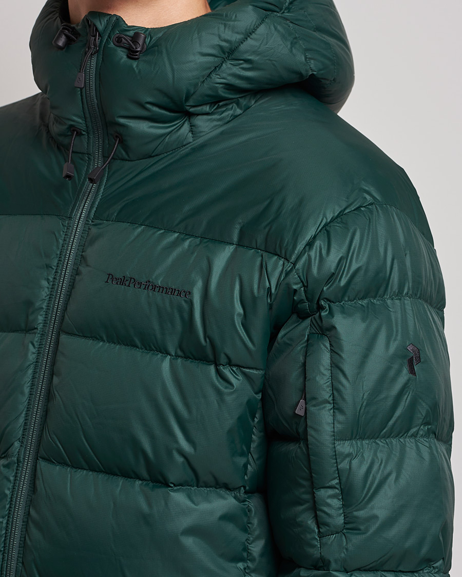 Homme | Manteaux Et Vestes | Peak Performance | Frost Down Hooded Jacket Scarab Green