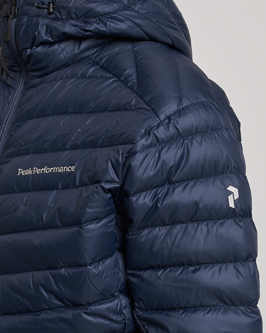 Homme | Manteaux Et Vestes | Peak Performance | Frost Liner Down Hooded Jacket Blue Shadow