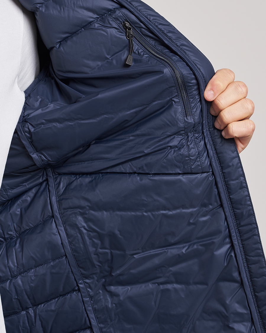 Homme | Manteaux Et Vestes | Peak Performance | Frost Liner Down Hooded Jacket Blue Shadow