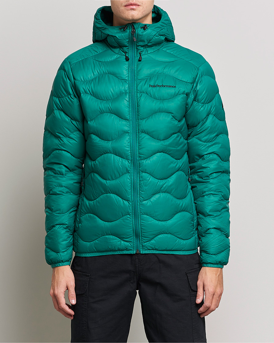 Homme | Manteaux Et Vestes | Peak Performance | Helium Down Hood Green Ivy