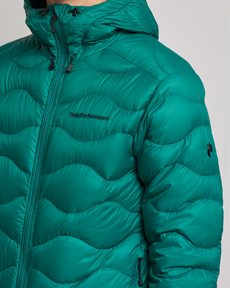 Homme | Manteaux Et Vestes | Peak Performance | Helium Down Hood Green Ivy