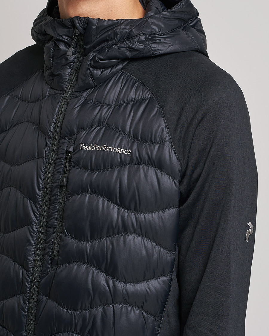Homme | Manteaux Et Vestes | Peak Performance | Helium Down Hybrid Hood Jacket Black