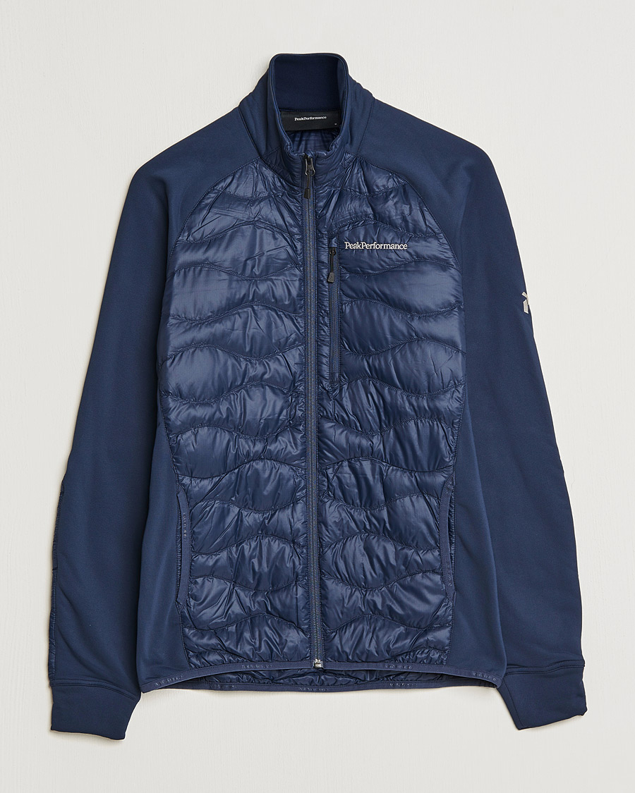 Homme | Manteaux Et Vestes | Peak Performance | Helium Down Hybrid Jacket Blue Shadow