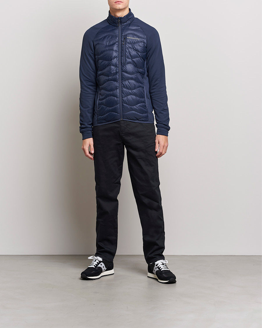 Homme | Manteaux Et Vestes | Peak Performance | Helium Down Hybrid Jacket Blue Shadow