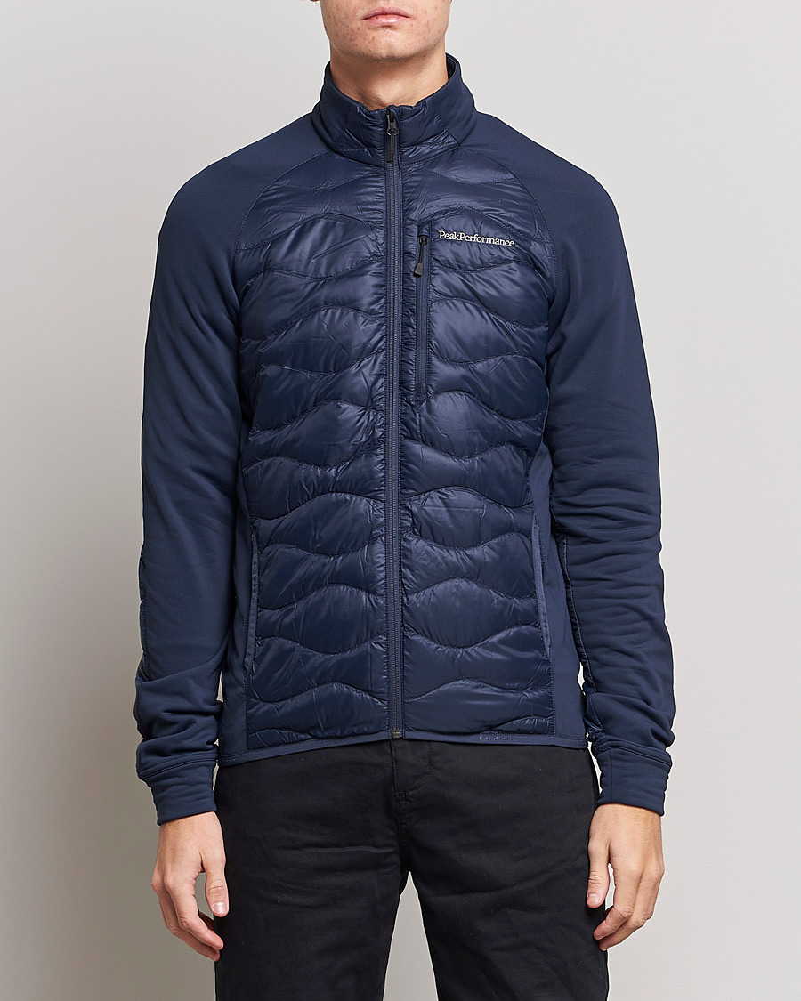 Homme | Manteaux Et Vestes | Peak Performance | Helium Down Hybrid Jacket Blue Shadow