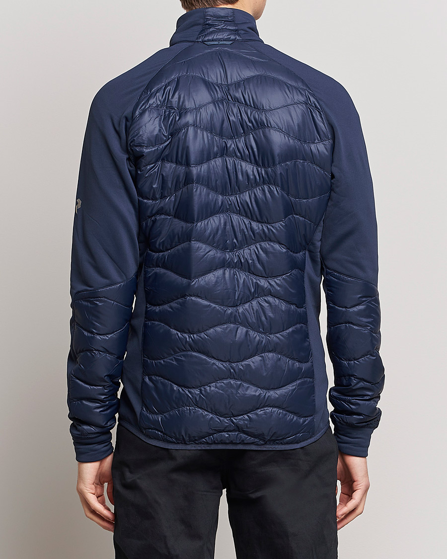 Homme | Manteaux Et Vestes | Peak Performance | Helium Down Hybrid Jacket Blue Shadow