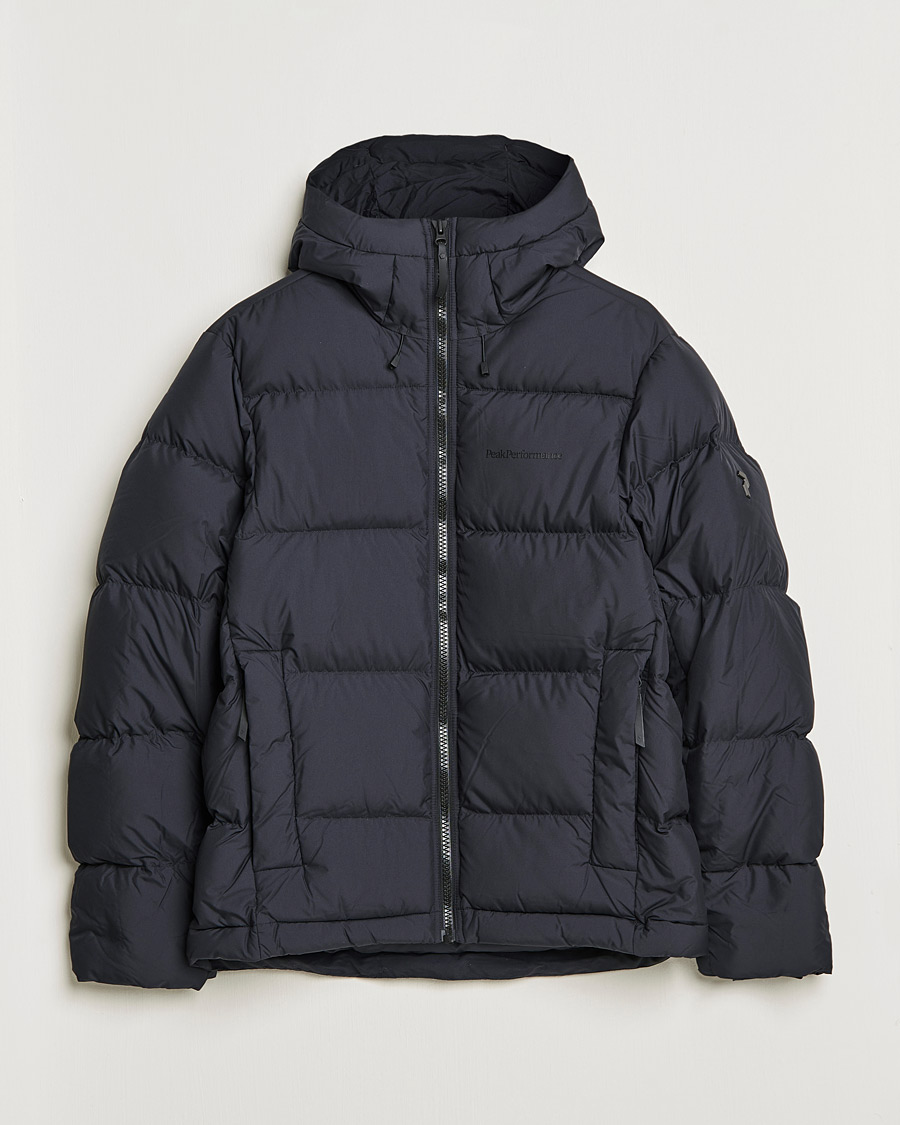 Homme | Manteaux Et Vestes | Peak Performance | Rivel Down Hooded Jacket Black