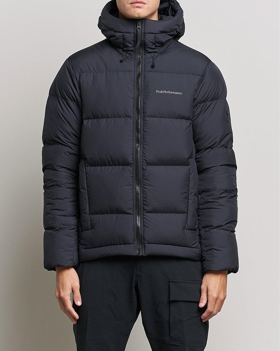 Homme | Manteaux Et Vestes | Peak Performance | Rivel Down Hooded Jacket Black