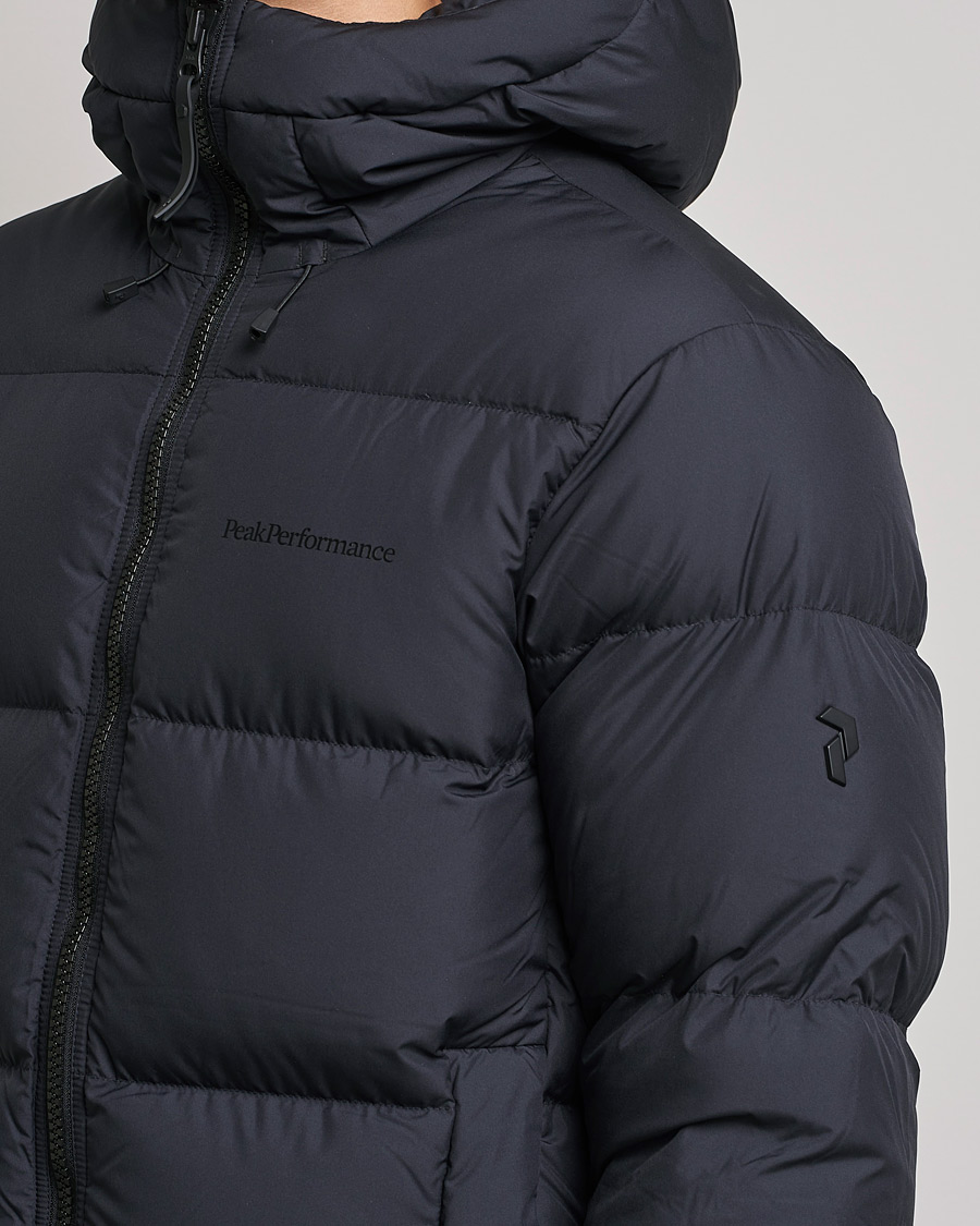 Homme | Manteaux Et Vestes | Peak Performance | Rivel Down Hooded Jacket Black
