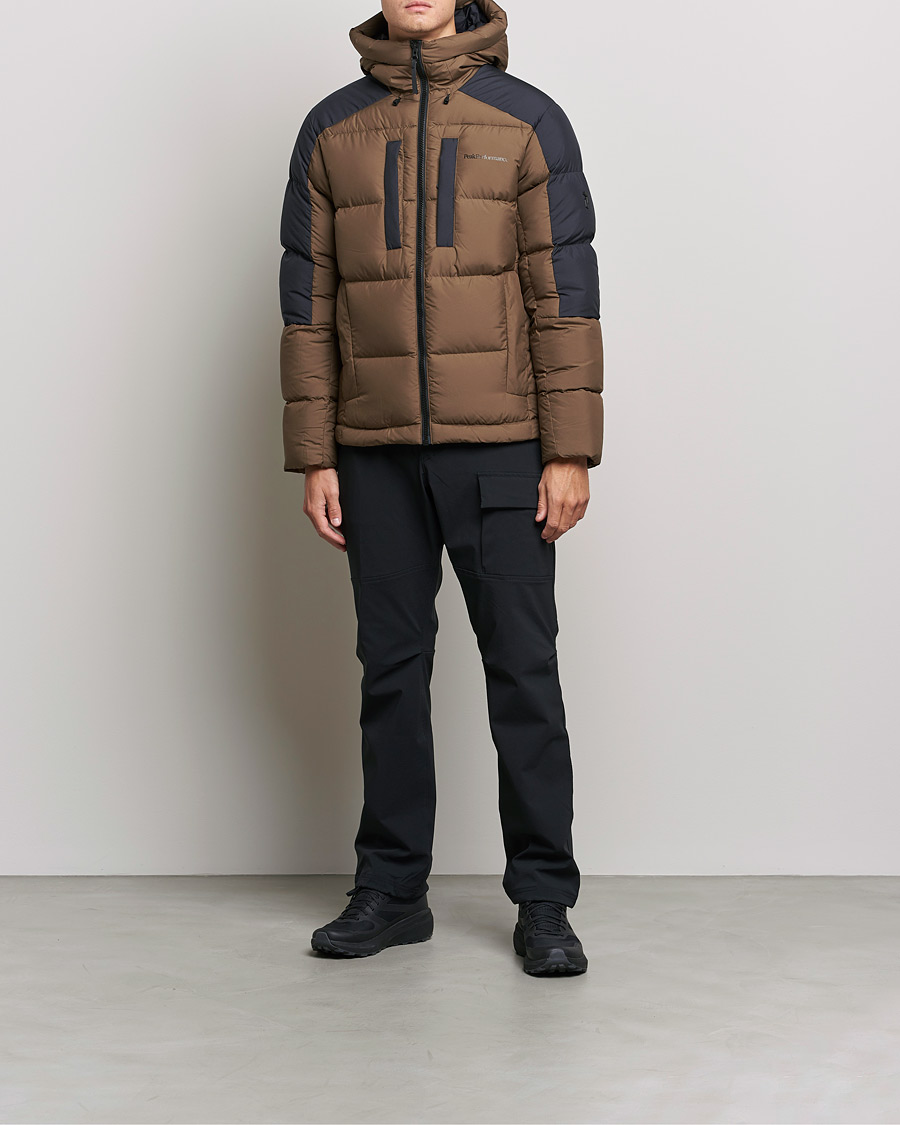 Homme | Manteaux Et Vestes | Peak Performance | Rivel Down Seasonal Hooded Jacket Woody Black