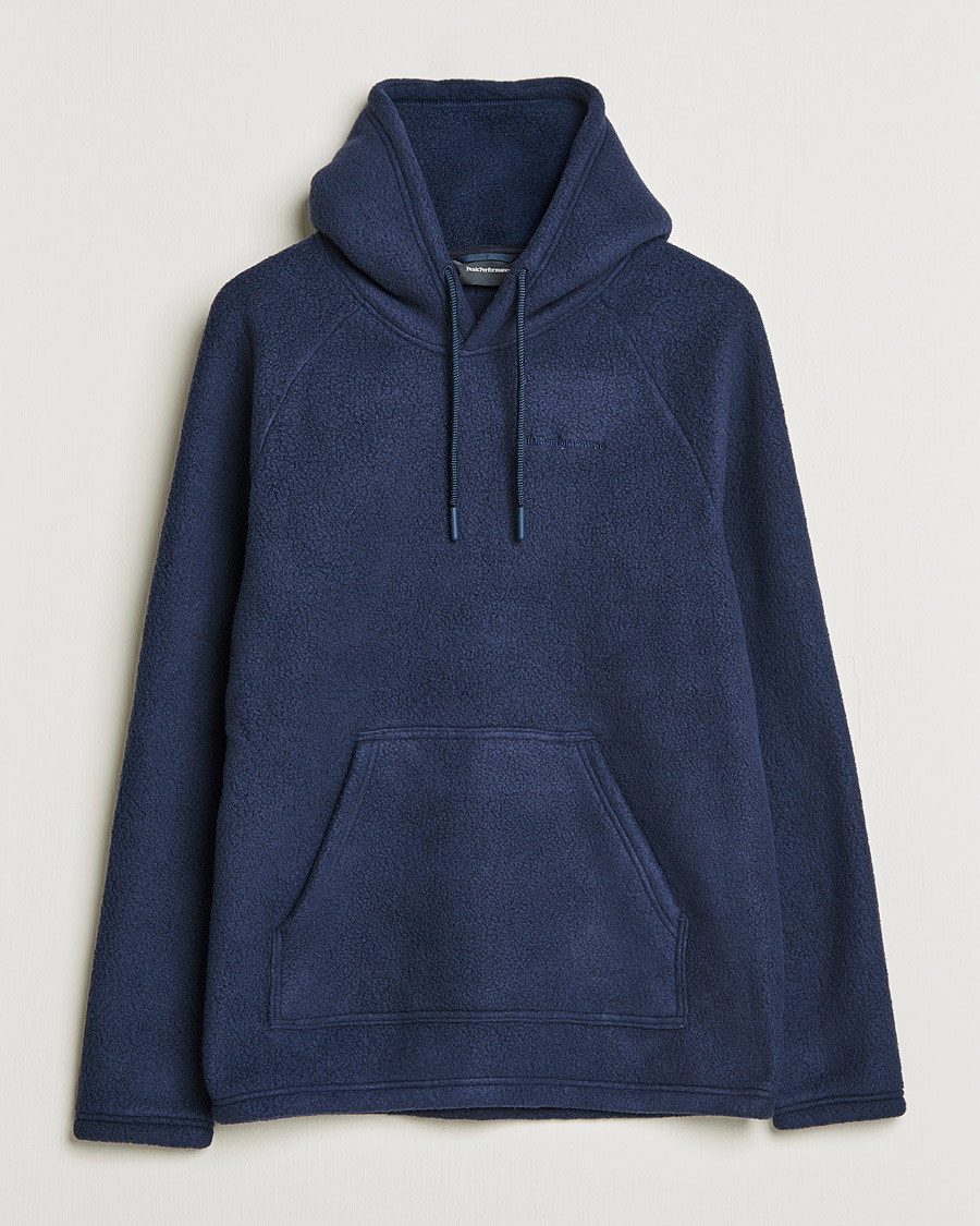 Homme | Pulls Et Tricots | Peak Performance | Fleece Hood Blue Shadow