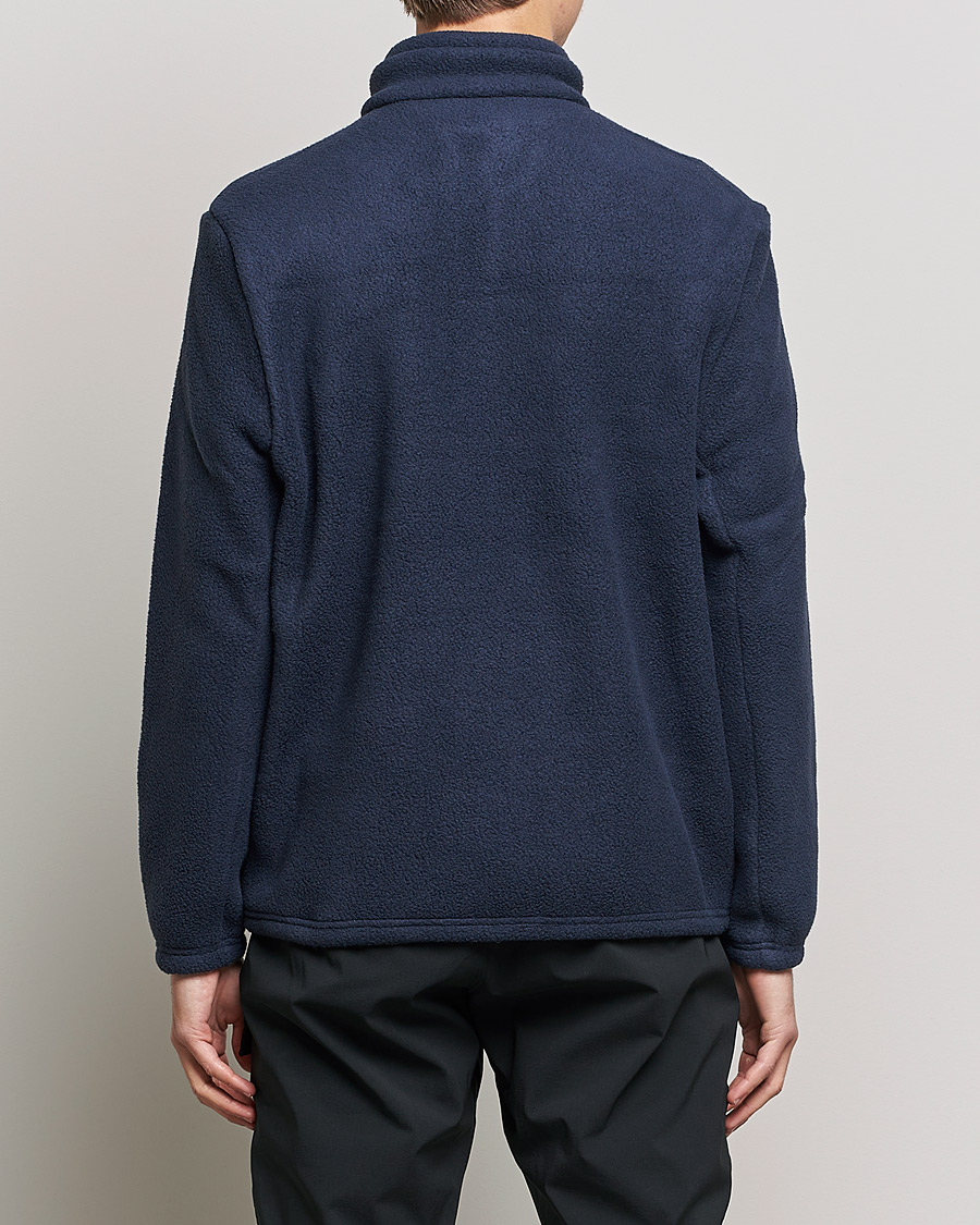Homme | Pulls Et Tricots | Peak Performance | Fleece Snap T-Neck Blue Shadow