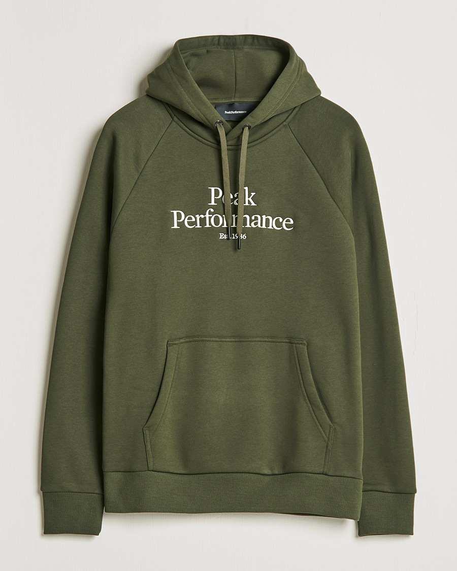 Homme | Pulls Et Tricots | Peak Performance | Original Logo Hoodie Forest Night