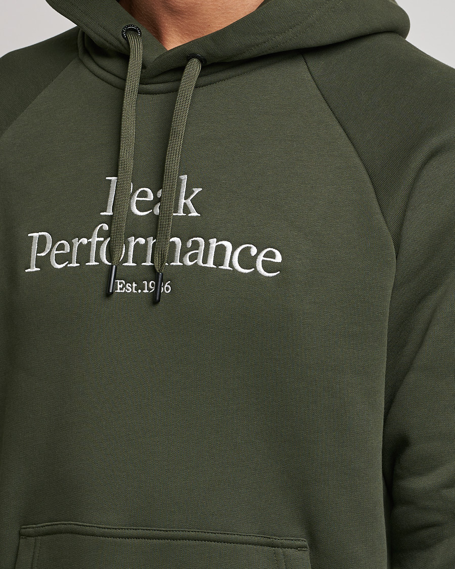 Homme | Pulls Et Tricots | Peak Performance | Original Logo Hoodie Forest Night