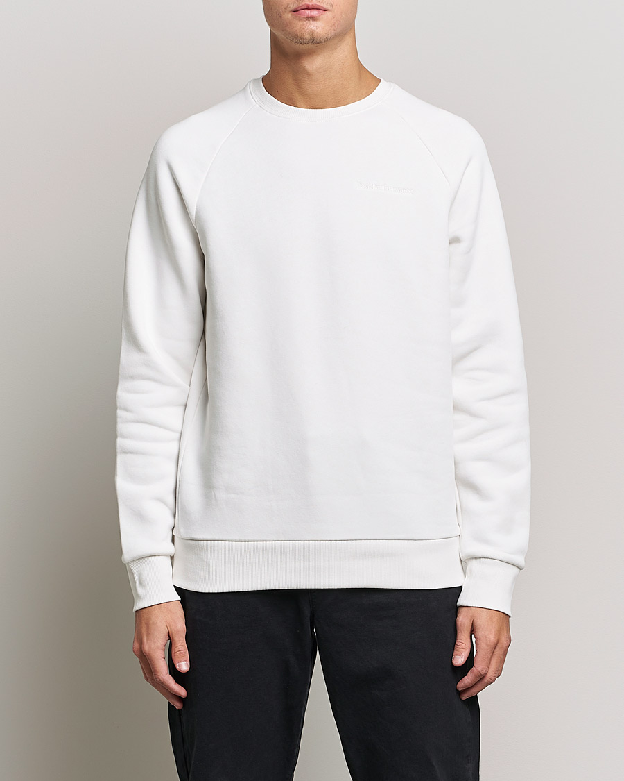 Homme | Pulls Et Tricots | Peak Performance | Original Logo Crew Neck Sweatshirt Off White