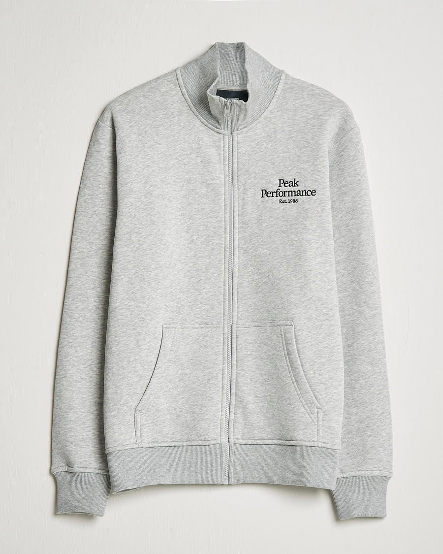 Homme | Pulls Et Tricots | Peak Performance | Original Zip Grey