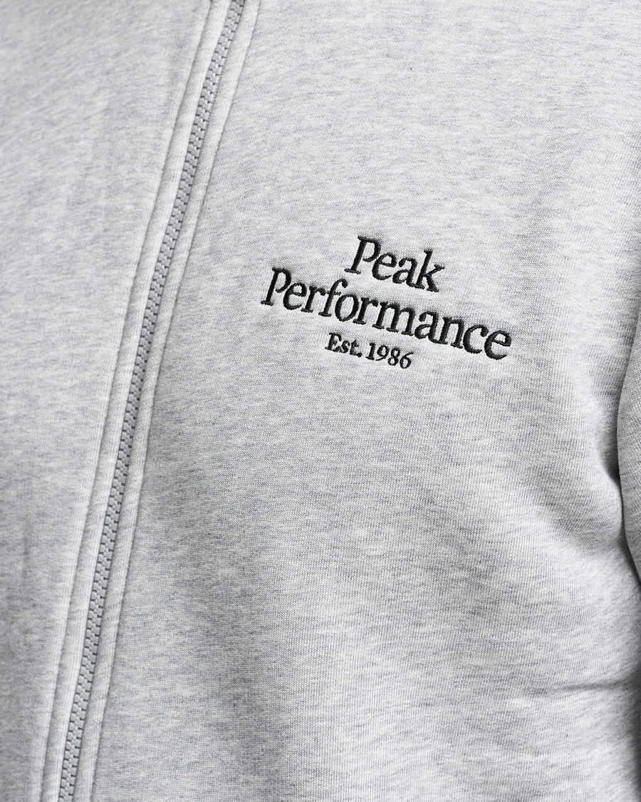Homme | Pulls Et Tricots | Peak Performance | Original Zip Grey