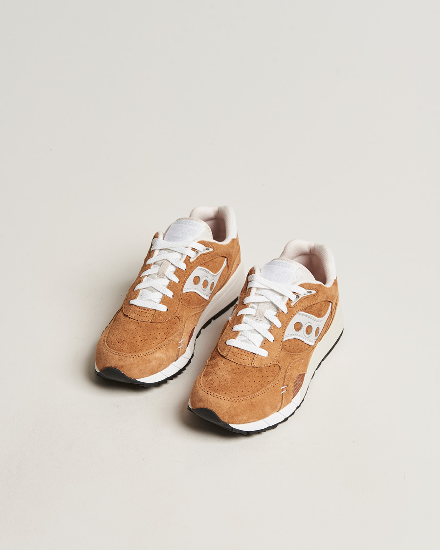 Homme | Saucony Shadow 6000 Suede Sneaker Khaki | Saucony | Shadow 6000 Suede Sneaker Khaki
