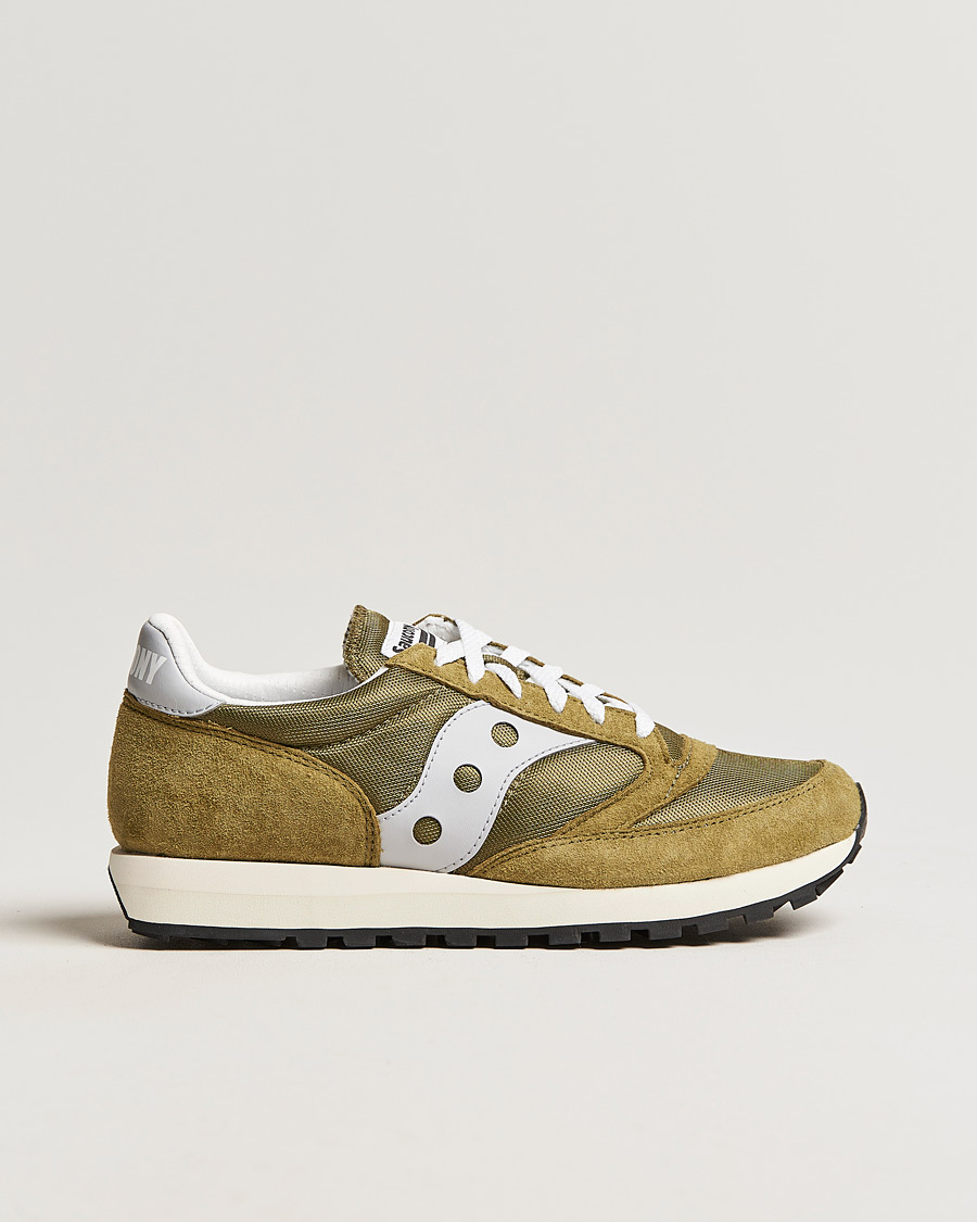 Homme | Saucony Jazz 81 Sneaker Olive/Grey | Saucony | Jazz 81 Sneaker Olive/Grey