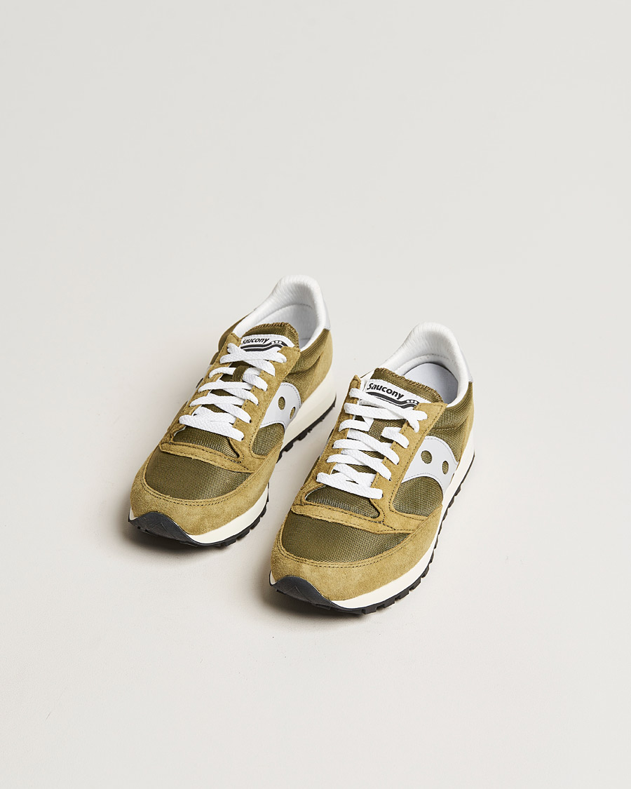 Homme | Saucony Jazz 81 Sneaker Olive/Grey | Saucony | Jazz 81 Sneaker Olive/Grey