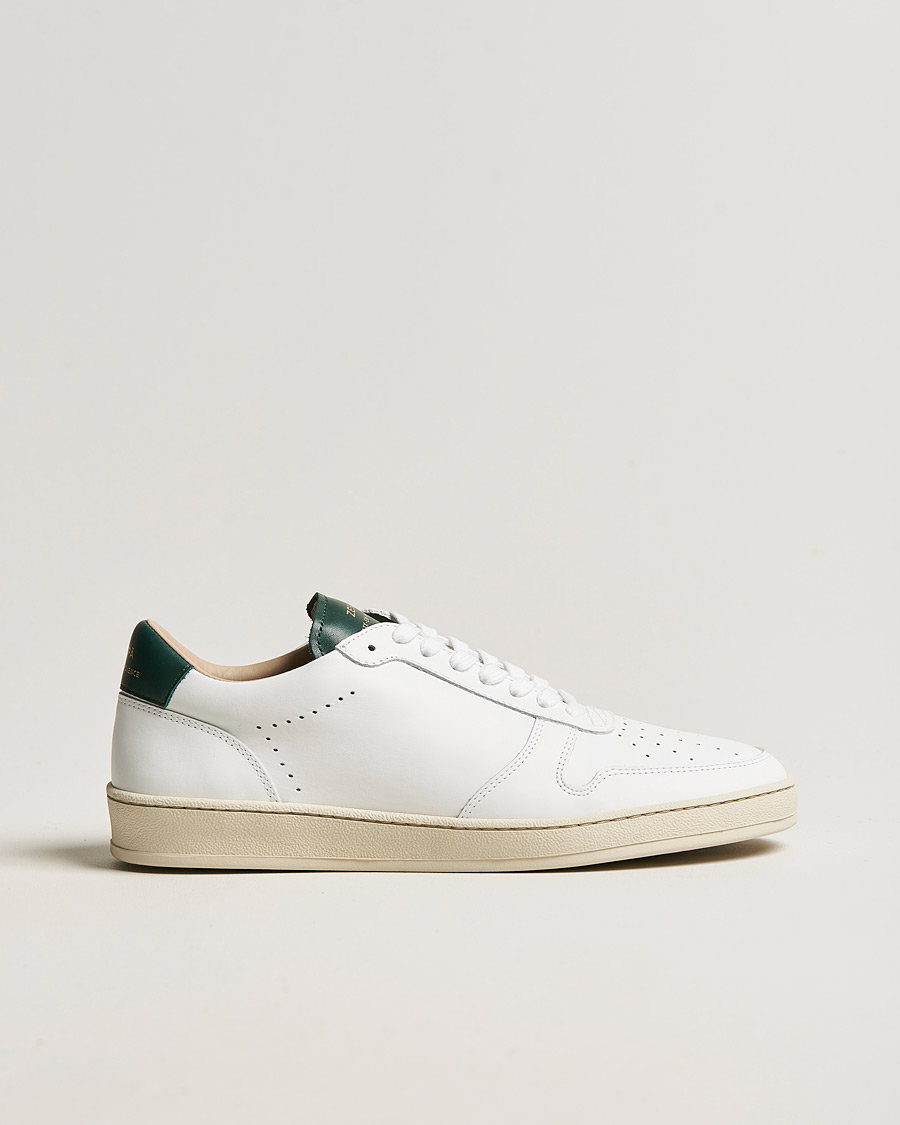 Homme | Zespà ZSP23 APLA Leather Sneakers Vert Sombre | Zespà | ZSP23 APLA Leather Sneakers Vert Sombre