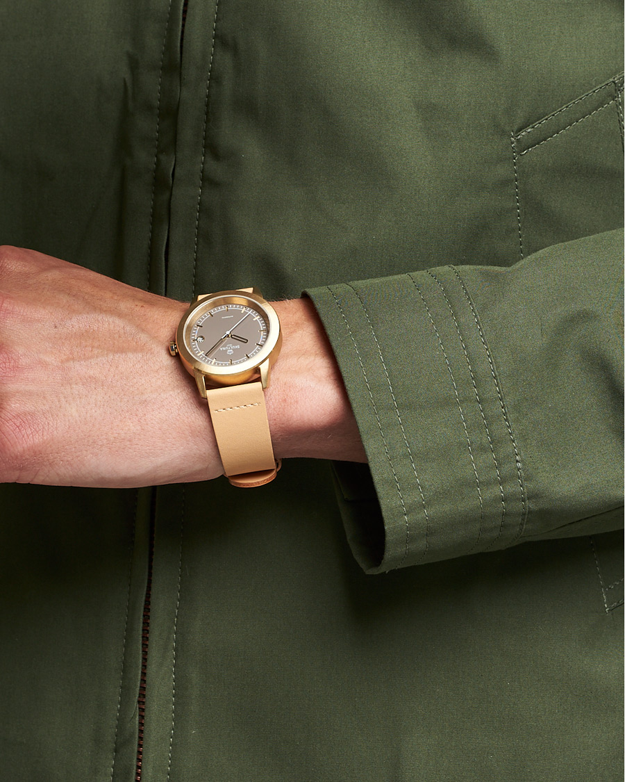 Homme | Skultuna 37mm Automatic Brass Grey Dail | Skultuna | 37mm Automatic Brass Grey Dail