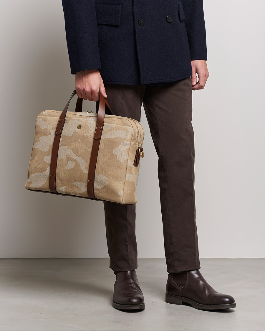 Homme | Mismo M/S Endeavour Briefcase Shades off Dune/Cuoio | Mismo | M/S Endeavour Briefcase Shades off Dune/Cuoio