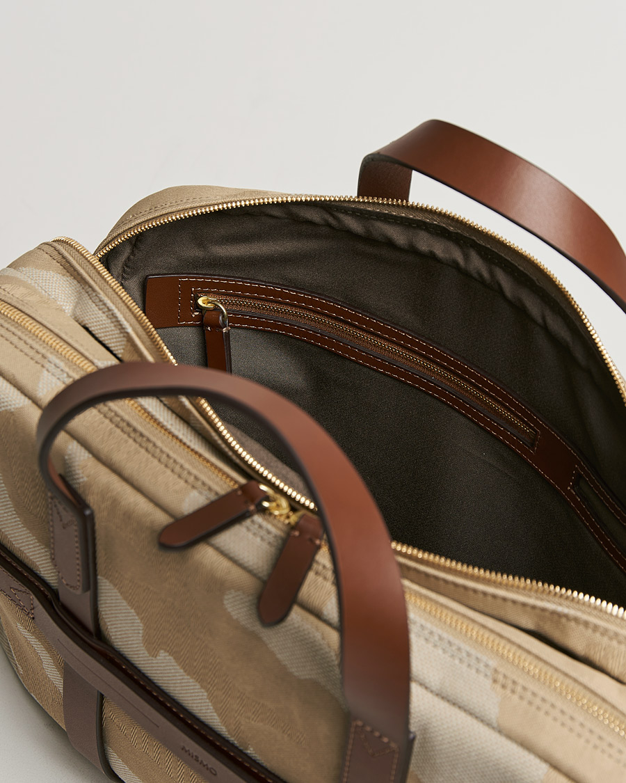 Homme | Mismo M/S Endeavour Briefcase Shades off Dune/Cuoio | Mismo | M/S Endeavour Briefcase Shades off Dune/Cuoio