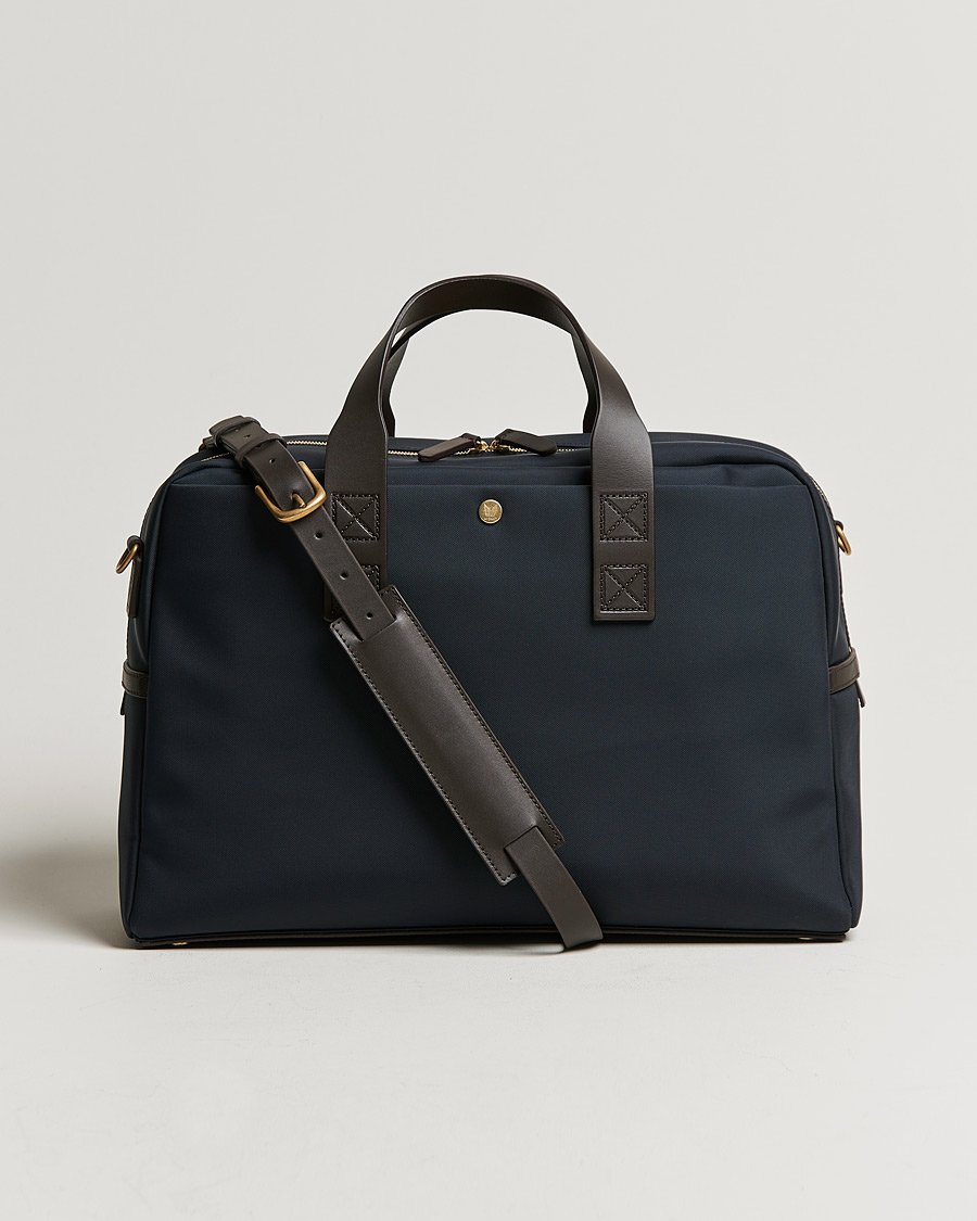 Homme | Mismo M/S Aviator Bag Navy/Dark Brown | Mismo | M/S Aviator Bag Navy/Dark Brown