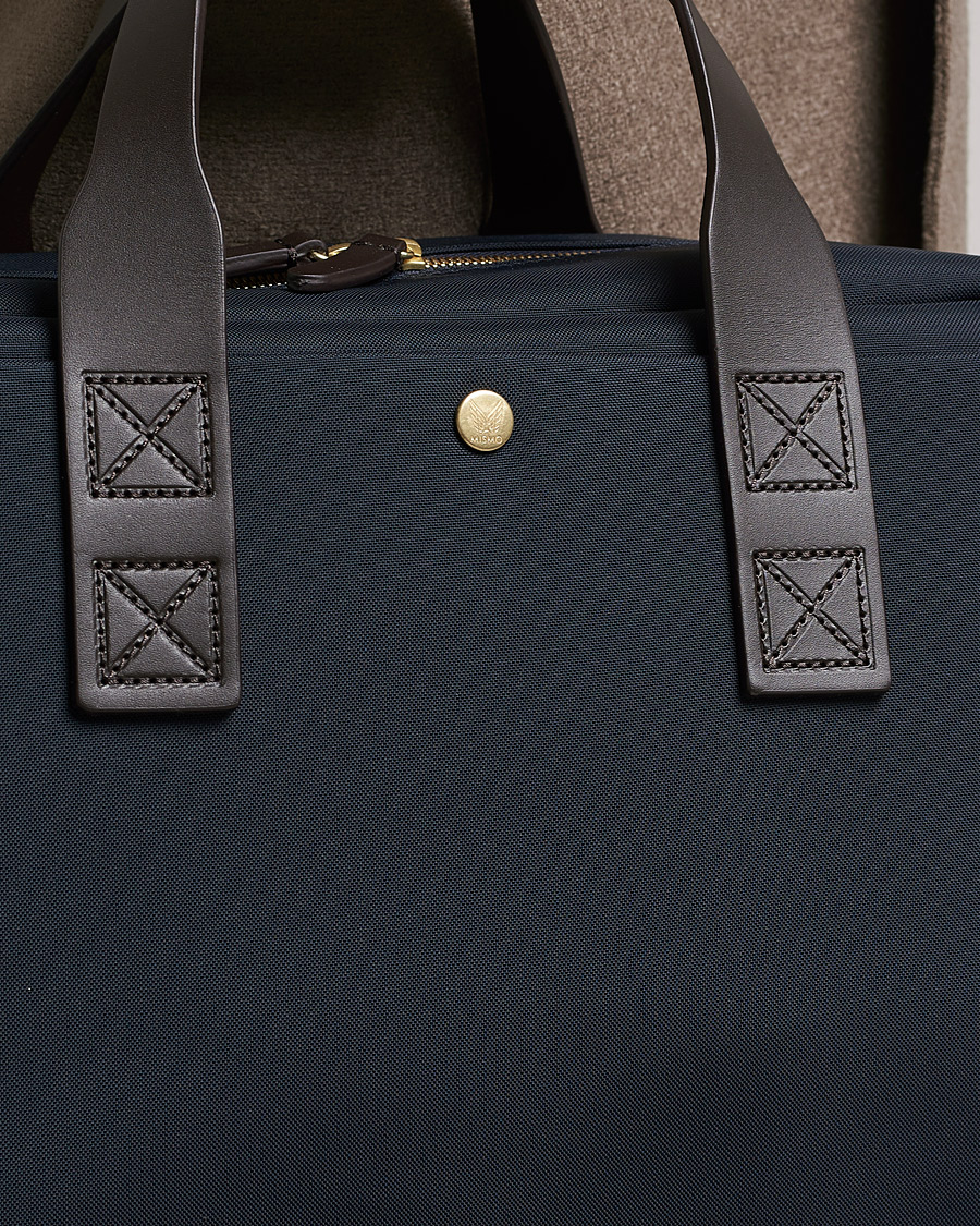 Homme | Mismo M/S Aviator Bag Navy/Dark Brown | Mismo | M/S Aviator Bag Navy/Dark Brown