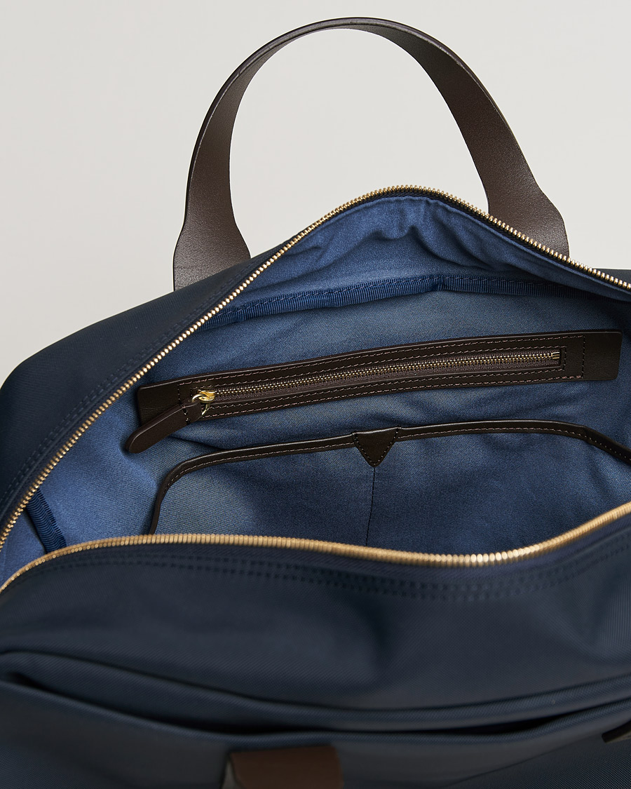 Homme | Mismo M/S Aviator Bag Navy/Dark Brown | Mismo | M/S Aviator Bag Navy/Dark Brown