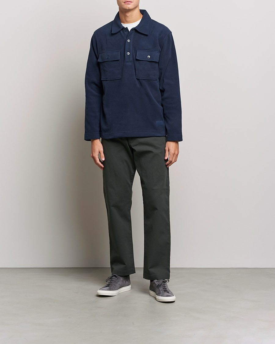 Homme | Pulls Et Tricots | NN07 | Vinny Micro Fleece Polo Navy