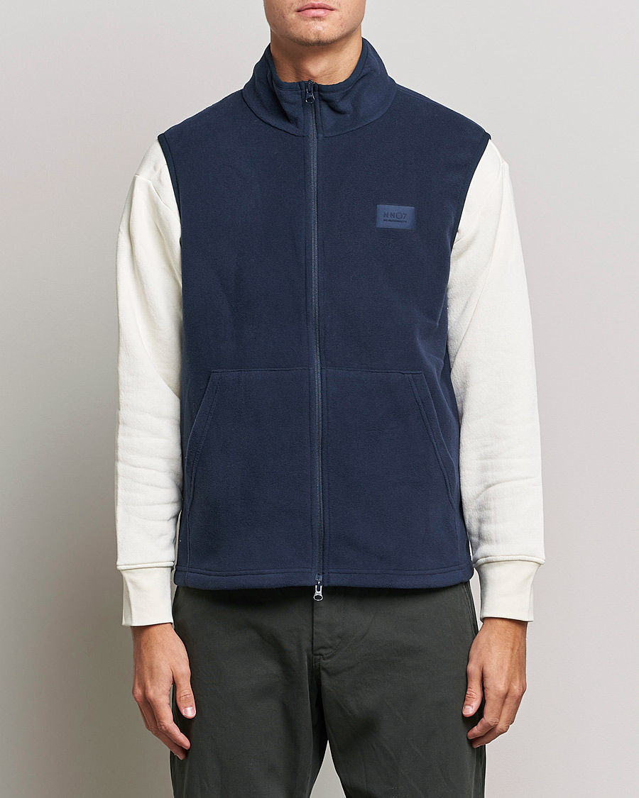 Homme | Pulls Et Tricots | NN07 | Vinny Micro Fleece Vest Navy