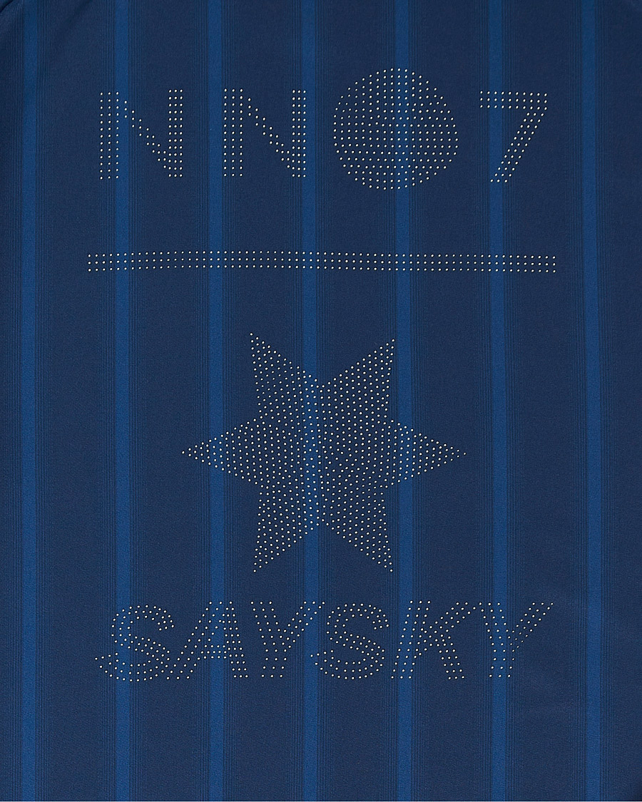 Homme | Pulls Et Tricots | NN07 | Pace Hooded Running Jacket Navy Stripe