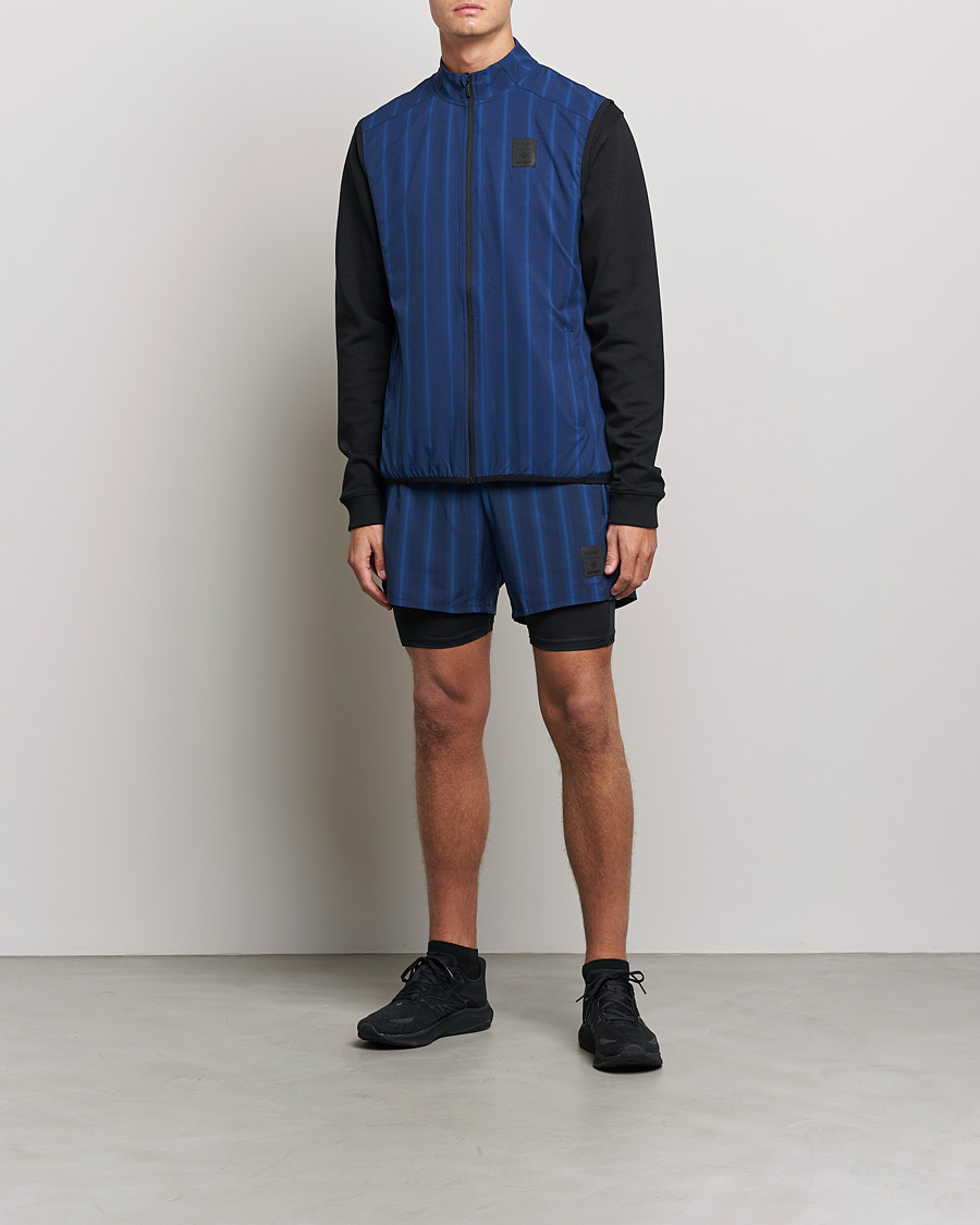 Homme | Pulls Et Tricots | NN07 | Pace Full Zip Vest Navy Stripe