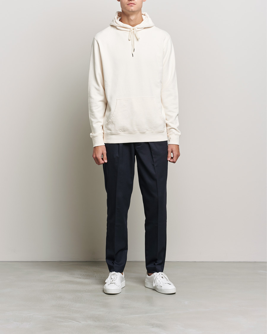 Homme | Pulls Et Tricots | Sunspel | Loopback Hoodie Archive White